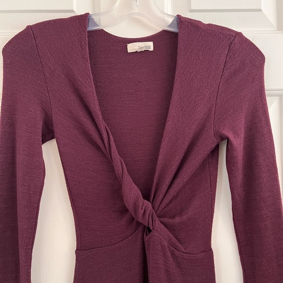Wilfred Free Knit Dress XXS Dark Purple - Picture 3 of 13